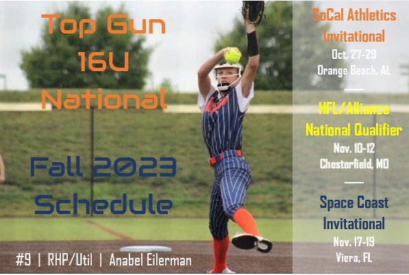 AnabelEilerman's tweet photo. So excited to started back up with my Top Gun family!! Count down to fall ball starts now. 💪 #flyabove #tgon🔝@topgunfastpitch 
@TopGun08STL 
@DrRandiDavis 
@HausofGirls 
@BTurner_75 https://t.co/xPDmLVc4Ld