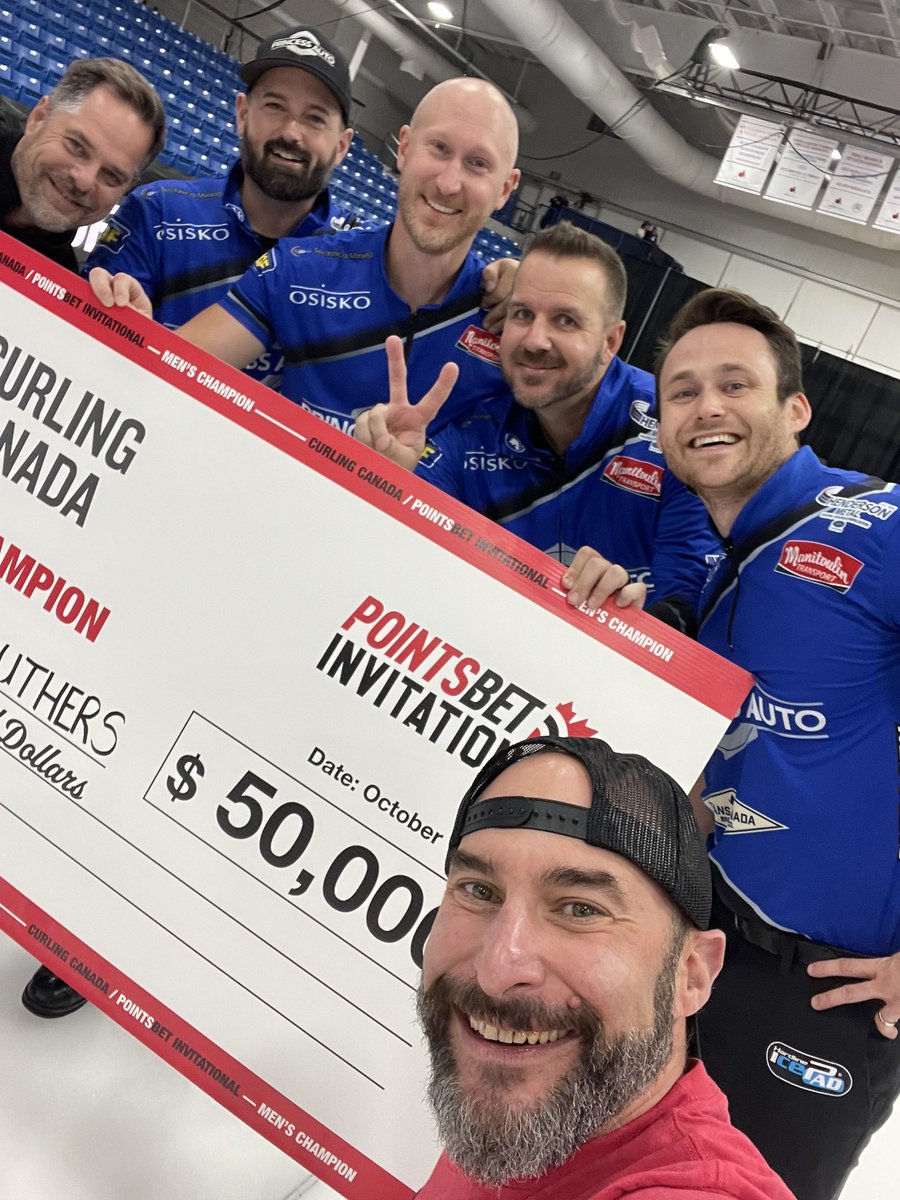 nicsulsky's tweet photo. Congratulations to @teamcarruthers for taking down their 2nd @PointsBetCanada Invitational in a row!! Amazing. π₯
And extra πβ€οΈ to @Reidarama for having the best beard in the game π₯
#CurlingRocks #BeardsRule https://t.co/k8jdRLeAsY