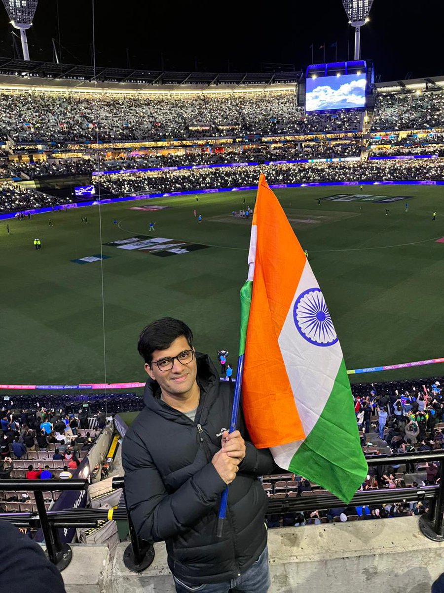 Chaitu1511's tweet photo. @HardCricketpix That’s terrific match, I was there. We have secured the tickets 10 months ahead of time. https://t.co/3Ogar6vs32