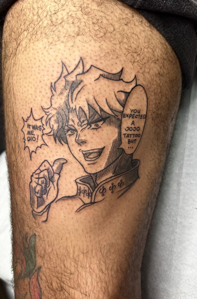 #jojo_anime #dio #animetattoo #mangatattoo