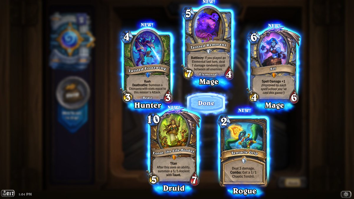 Pack openings have been VERY generous lately.