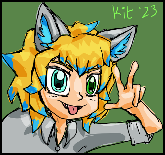 gcattaca's tweet photo. May as well post it here too..
#Cringetober2023 Day 1 [Heterochromia] https://t.co/rbYpCru6Ea