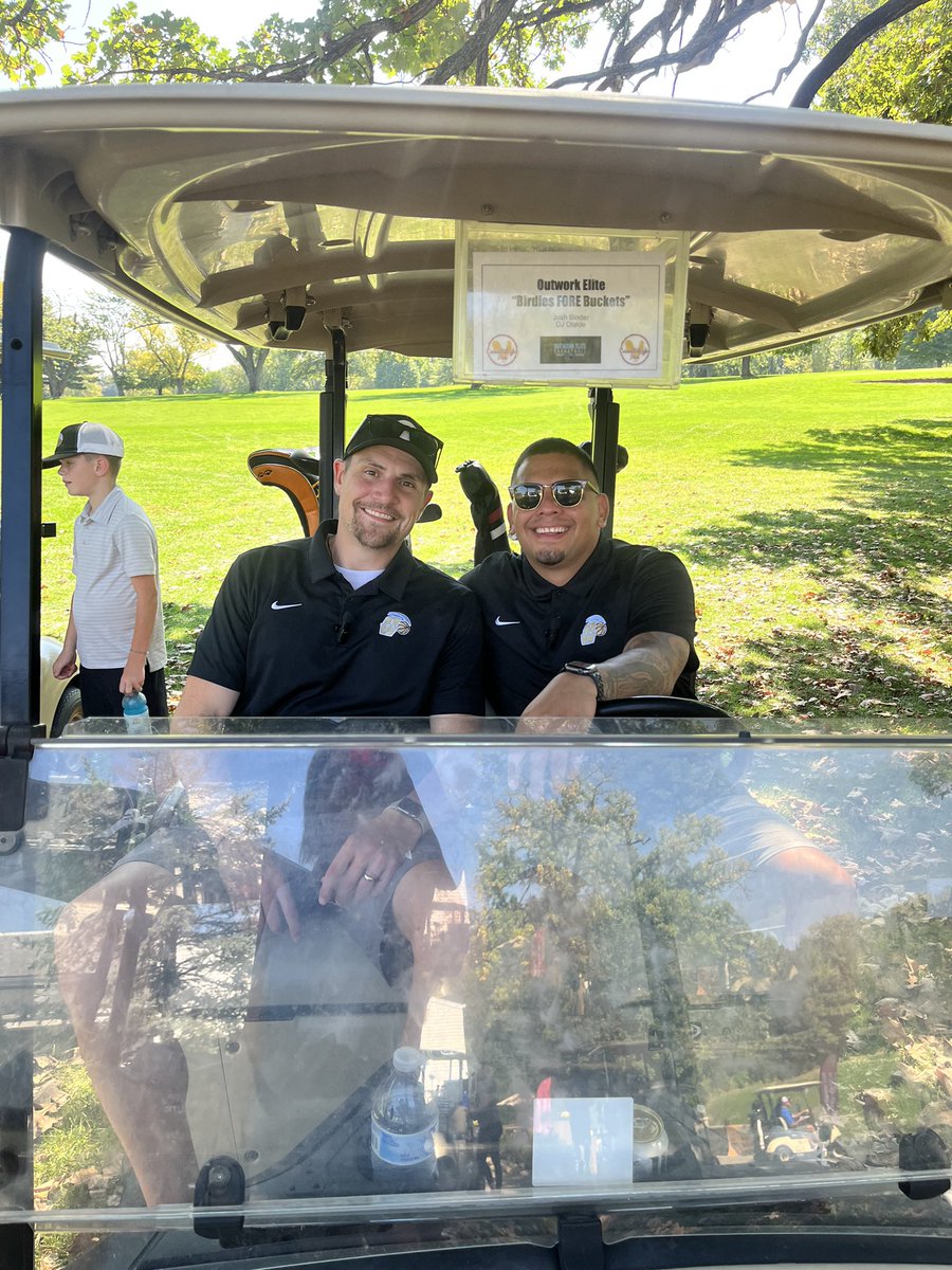 OutworkElite's tweet photo. A wknd to remember!
Hosted our first golf outing  Saturday to support our OE All-⭐️ Camp with Special Olympics Illinois in November. 80+ golfers, money raised, a ton of fun, and we got to do it all with our family &amp; friends. Can’t wait for Nov! 
#outworkfam #birdiesforebuckets https://t.co/jEm8pXRm67