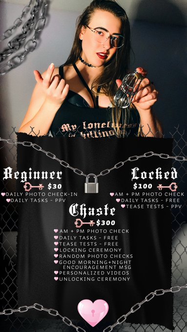 🔒 LOCKTOBER IS HERE 🔒  Are you ready to surrender?  Hand over your key and submit to the challenge on