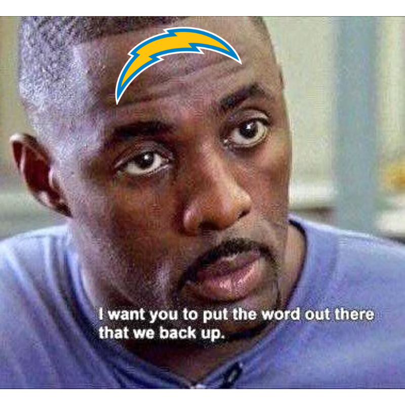 chargers's tweet photo. fought for this one, literally