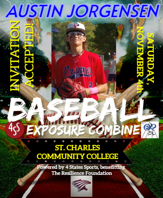 4StateSports1's tweet photo. We are excited to announce that @Austin102468, a '26 2B/P/SS from @wolvesdugout has accepted our invitation to compete in the Exposure Combine at @SCCCougarsBsb on 11/4! https://t.co/oEVmTaE2Bn