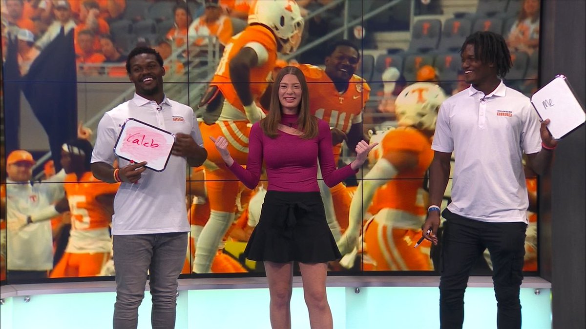 We had the Herring brothers in studio tonight. Safe to say it was fun. 

Find out how well <a href="/CalebHerring19/">Caleb Herring</a> and <a href="/ElijahHerring12/">Elijah Herring</a> know each other later this week👀 #Vols <a href="/Packer_sports/">MARK PACKER</a>