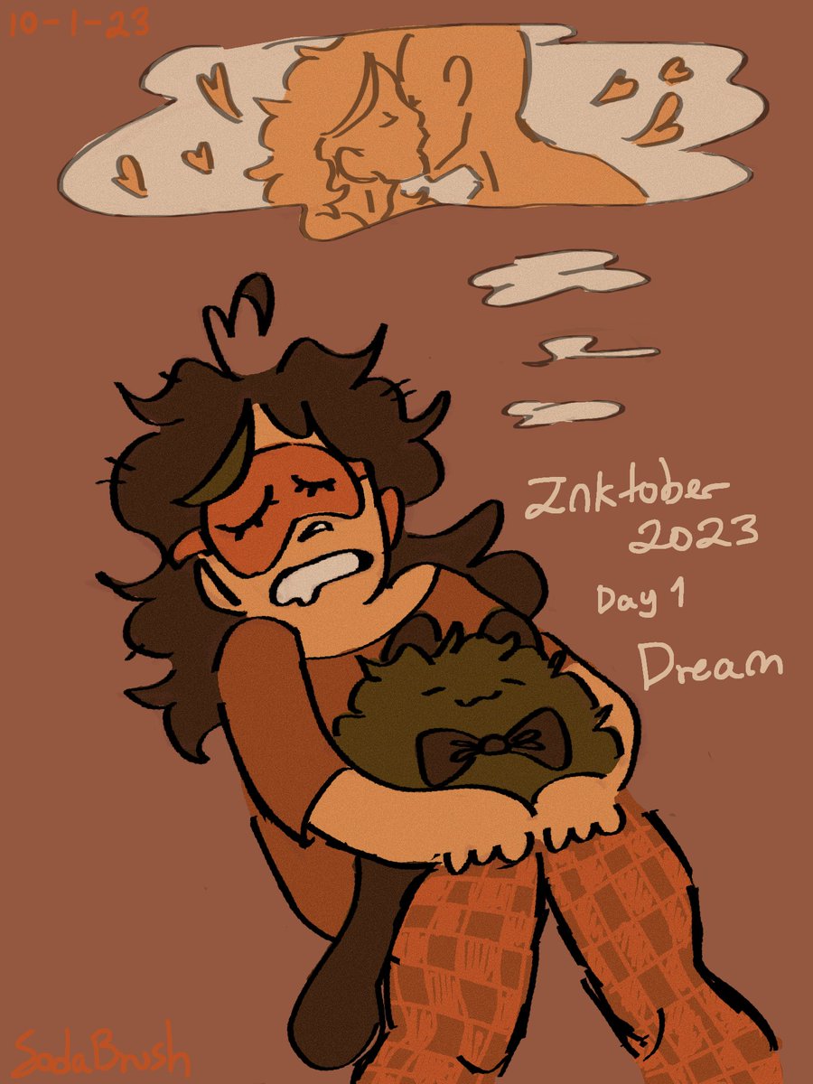 Inktober!! Day 1 Dream 💤 #inktober2023day1 #inktober2023dream