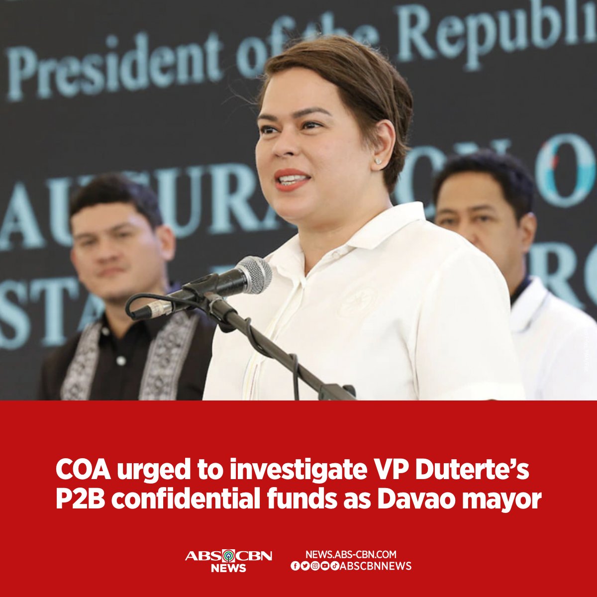 ANCALERTS's tweet photo. VP Sara Duterte had a total of P2.697 billion as confidential funds during her term as mayor in Davao City. This equates to P1.235 million every day in six years, according to Rep. France Castro.

READ: https://t.co/EF1PcTn09x https://t.co/UW5B5AdeA7