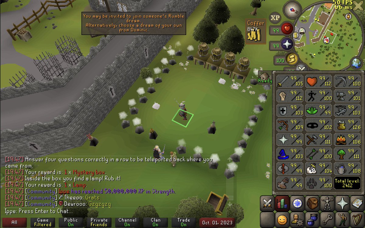 50M Str XP 😊 Feels great to being back at the game after I had a little break.