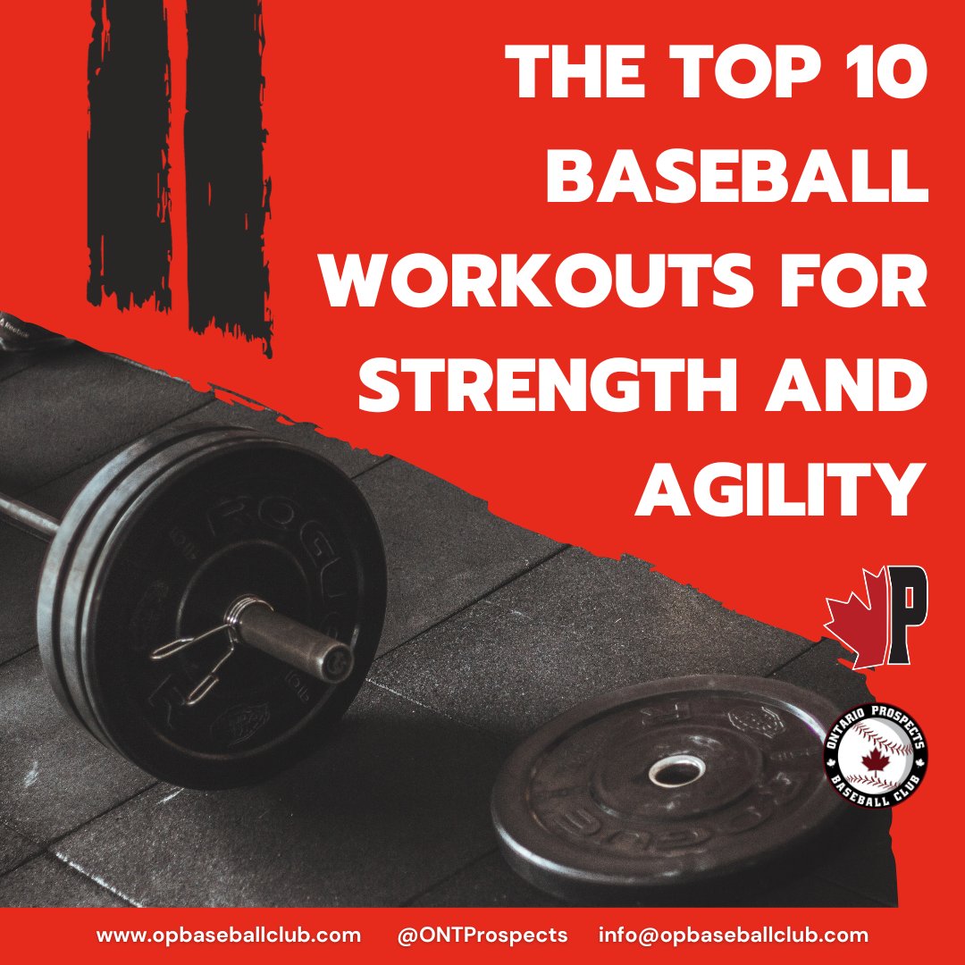 ONTProspects's tweet image. 🏋️‍♂️ Elevate your game on the diamond with our latest blog! 💪 Discover the Top 10 Baseball Workouts for Strength and Agility. From power-packed deadlifts to game-changing agility drills, we've got the playbook for a winning season! 🚀 #BaseballTraining #StrengthAndAgility