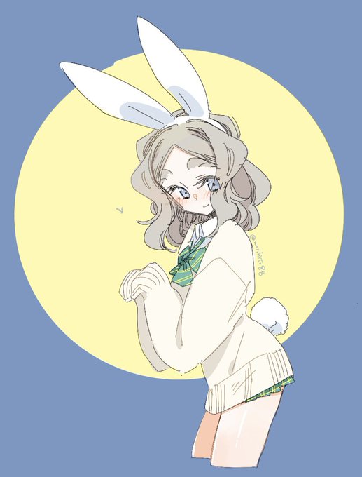 制服バニーちびっこちゃんの可能性🤔 #ちびっこちゃん朝活 