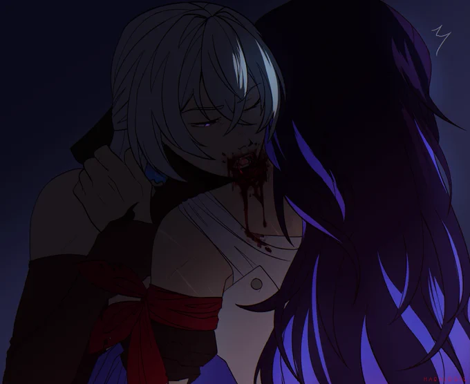 a bit of vampire Bronya to start things off #HonkaiStarRail #bronseele