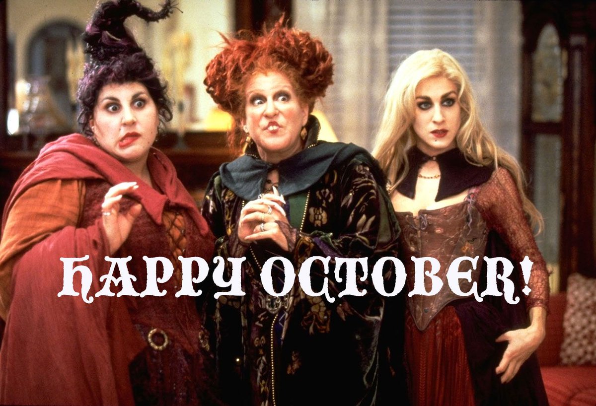staytoonedfolks's tweet photo. Sisters! Behold! Itβs October 1st! Halloween will be upon us in 30 days. ππββ¬
#HappyOctober #October1st #Halloween #AllHallowsEve #CountdownToHalloween #October2023 #Halloween2023 #AllHallowsEve2023 #CountdownToHalloween2023 #HocusPocus #SandersonSisters #HocusPocus30 #Disney100 https://t.co/WNGjY5OmGL
