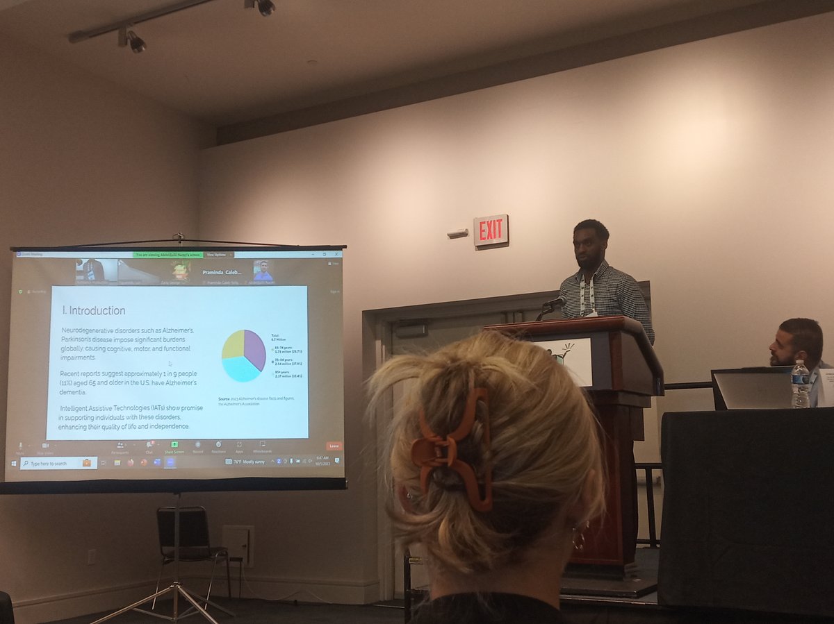 Had the privilege of presenting at the Geriatronics Workshop at #IROS2023 in Detroit! It was a great first experience! 🙂