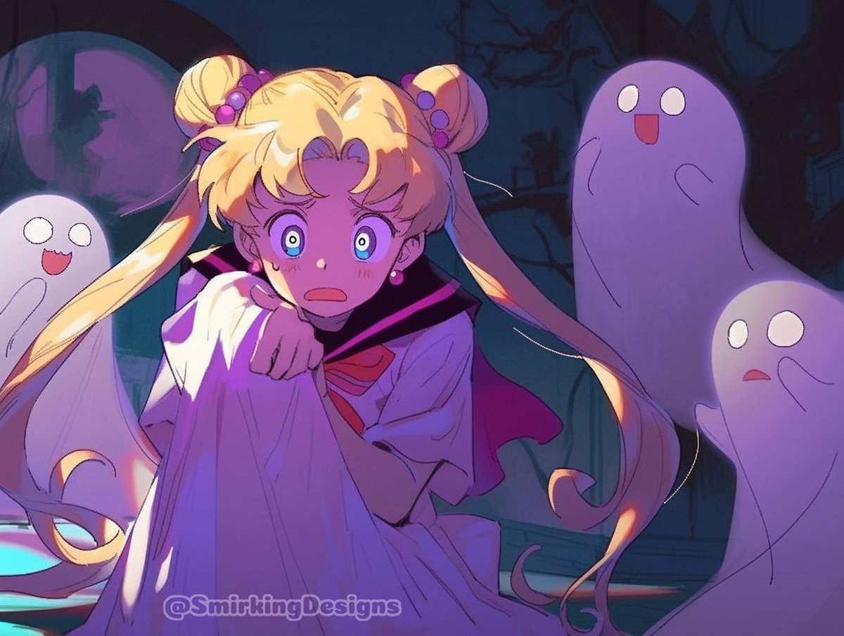 SmirkingDesigns's tweet photo. "Wait... these aren't my classmates... these are real ghosts... THESE ARE REAL GHOSTS! AHHHH SOMEONE HELP MEEEEEE!"

:P Silly #SailorMoon #UsagiTsukino piece created for #GenTober2023 Day 1: Haunted

#GenTober https://t.co/chYx0Z4Ylk