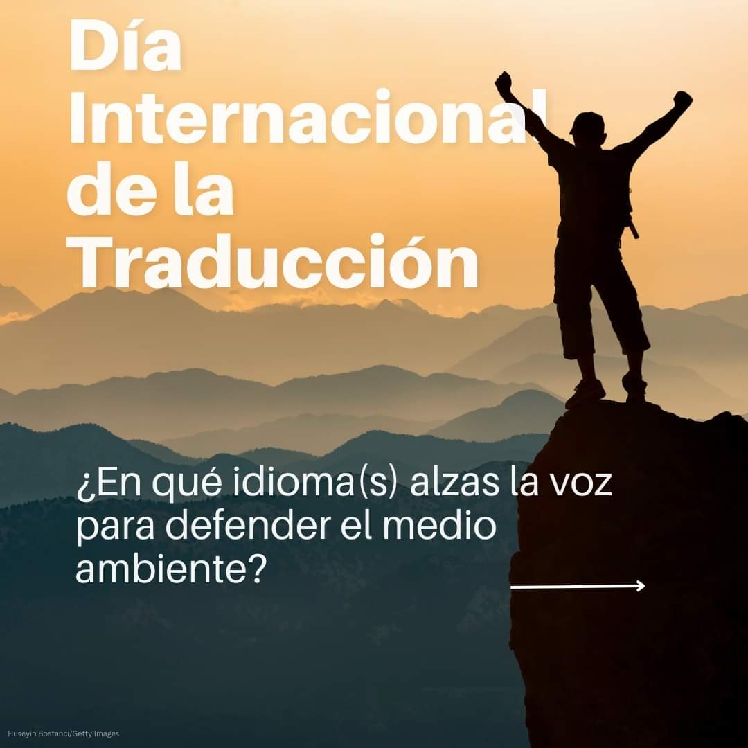 soytuventana's tweet image. ¡Feliz #DíaInternacionalDeLaTraducción 30 de Septiembre!

¿En qué idioma(s) defiendes el medio ambiente?
#AlzaLaVoz 📢 #ITD2023