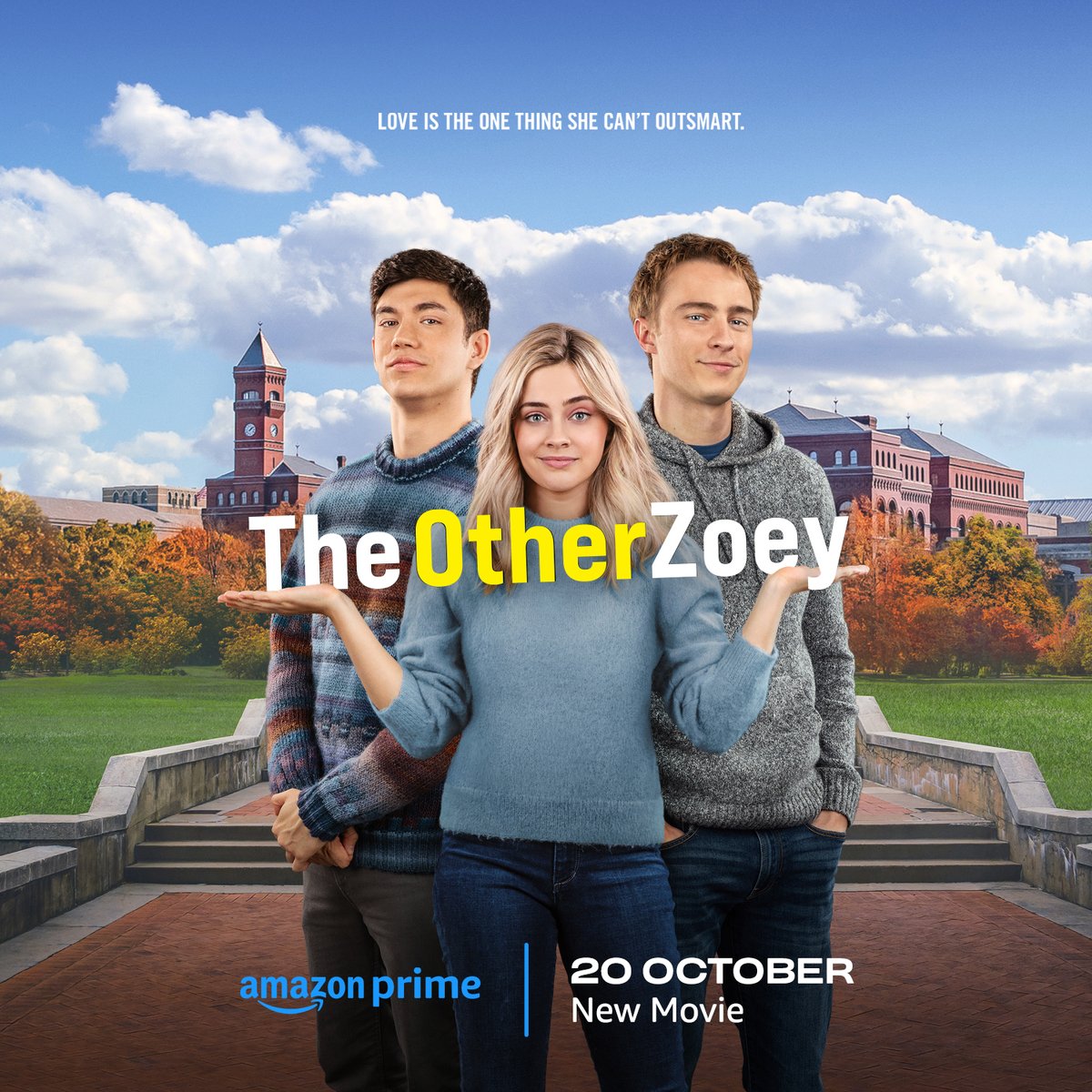 Zoey is in her love triangle era. 

#TheOtherZoey stars Josephine Langford, Drew Starkey and Archie Renaux, coming 20 Oct.