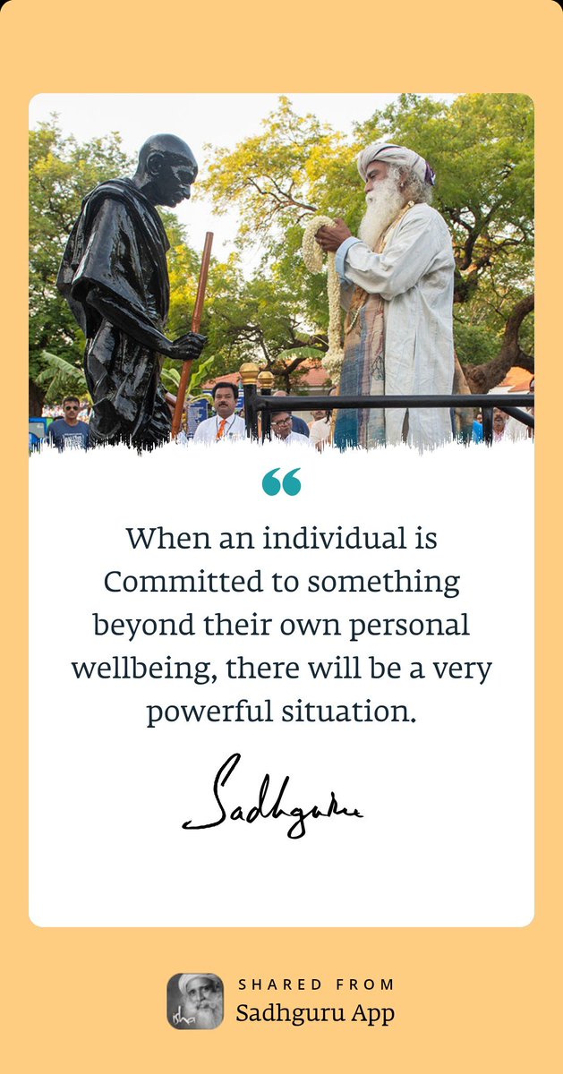warriervk's tweet photo. #SadhguruQuotes https://t.co/A9bYpUjMNd
