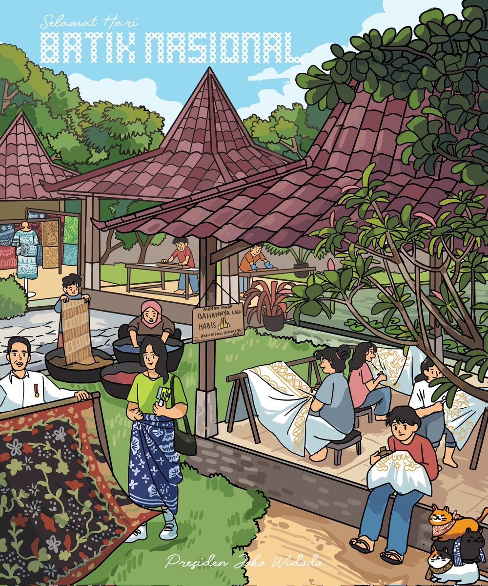 Batik adalah jendela kebudayaan Indonesia. Melalui motif dan warnanya yang sarat filosofi, yang terpampang indah di atas bentangan kain dan telah diterapkan pula di berbagai medium, batik membawa wajah Indonesia ke hadapan dunia. 

Dengan segenap kelebihan dan keunikannya itu,