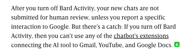 How to Stop Google Bard From Storing Your Data and Location https://t.co/SWUb3k6wHs https://t.co/Adt