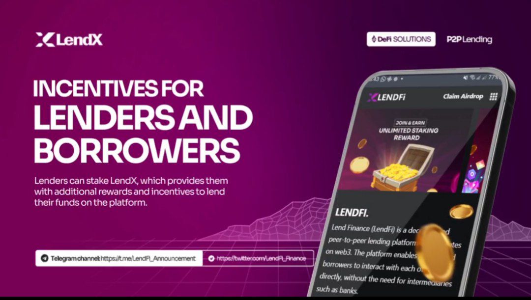 Definews_Info's tweet photo. 🚀 @LendFi_Finance is a decentralized peer-to-peer lending platform that operates on #Web3

🚀 #LendFi offers a wide avenue of opportunities to make its user wealth grows

🔥 #LendFi loan limit is unlimited
🔥 Staking reward up to 5.06% APR
🔥 Seamlessly buy $LendX using @PancakeSwap

🔽 VISIT
https://t.co/XSGeGrcoLS
#Definews