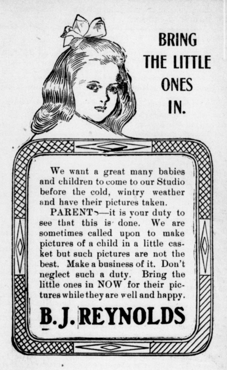 cristinsaid's tweet photo. Rundown of this week on the pod 
10/2/1902 Clarence Sun
10/3/1860 Council Bluffs Bugle
10/4/1888 The Ringgold Record  
10/5/1939 Hopkinton Leader
10/6/1909 Decorah Public Opinion
 
Photo of a seemingly innocent ad that takes a dark turn  
(Decorah Public Opinion pg. 9) https://t.co/CmNwu1cLOR