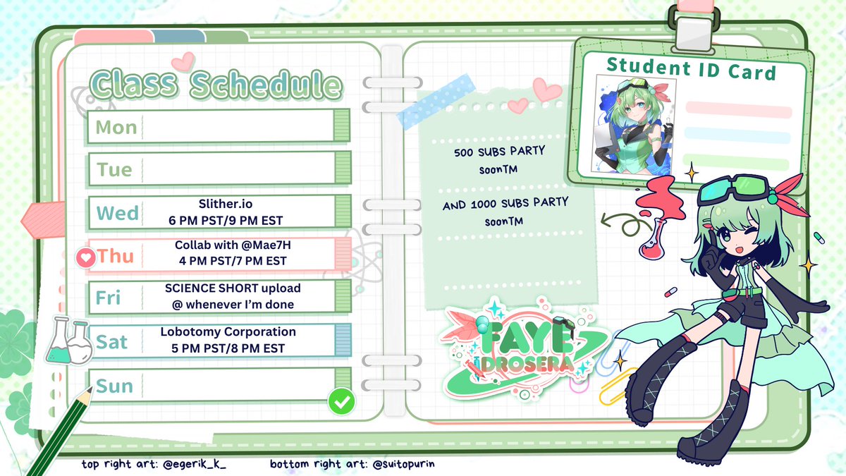 MY FIRST COLLAB EVER and it's with <a href="/Mae7H/">Mae 📀🐰 | Android Astrologian</a> !!! And then we learnin' science on Friday! YEET 
#ENVtubers #Sciencevtuber #HashtagYoloSwaggerinos