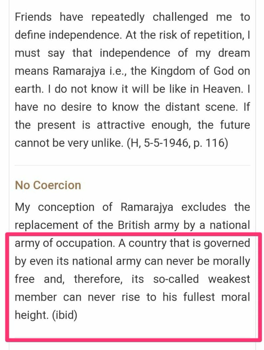 <a href="/narendramodi/">Narendra Modi</a> <a href="/PMOIndia/">PMO India</a> <a href="/rajnathsingh/">Rajnath Singh</a> <a href="/DefenceMinIndia/">रक्षा मंत्री कार्यालय/ RMO India</a> <a href="/AjaybhattBJP4UK/">Ajay Bhatt</a> <a href="/arjunrammeghwal/">Arjun Ram Meghwal</a> Celebrate birthday of Gandhiji; Liberate Cantonments from Cantonment Boards consisting of 50% Army &amp; Official Members with Station Commander as Ex-officio President having 2nd Casting Vote