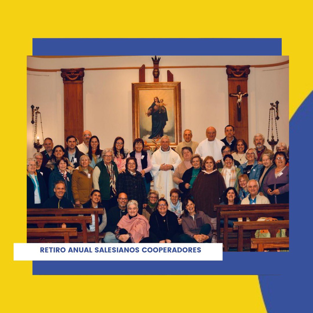 salesianosuy's tweet photo. Este fin de semana los Salesianos Cooperadores celebraron su retiro anual en la Casa Provincial de las Hijas de Maria Auxiliadora. 
La Espiritualidad Mariana fue el tema de la reflexión de estos días compartidos en un clima de  profunda alegría salesiana y compartir fraterno.🫶🙏 https://t.co/Sz10ViEeuh