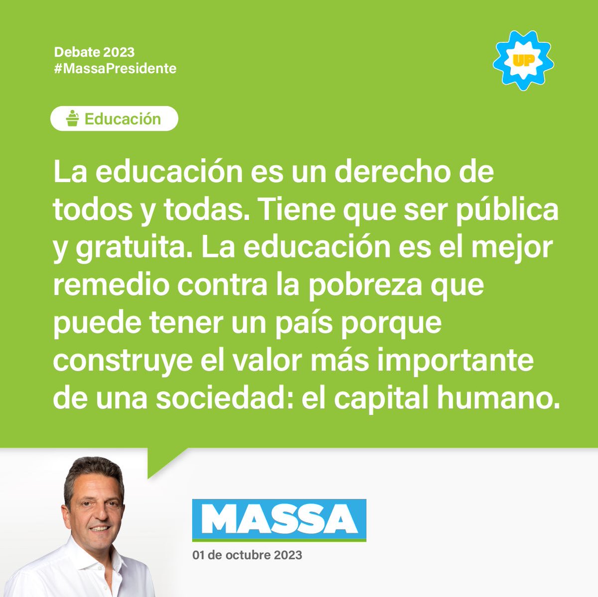 » EDUCACIÓN

#Debate2023 • #MassaPresidente 🇦🇷