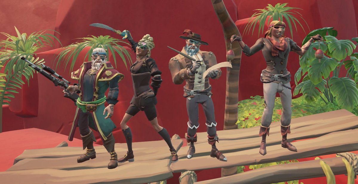vanguardpirate's tweet photo. Each crew member has their own personality.

Theme: Crew Couture
@SeaOfThieves #StyleOfThieves #SeaOfThieves https://t.co/uy6vndMlmV