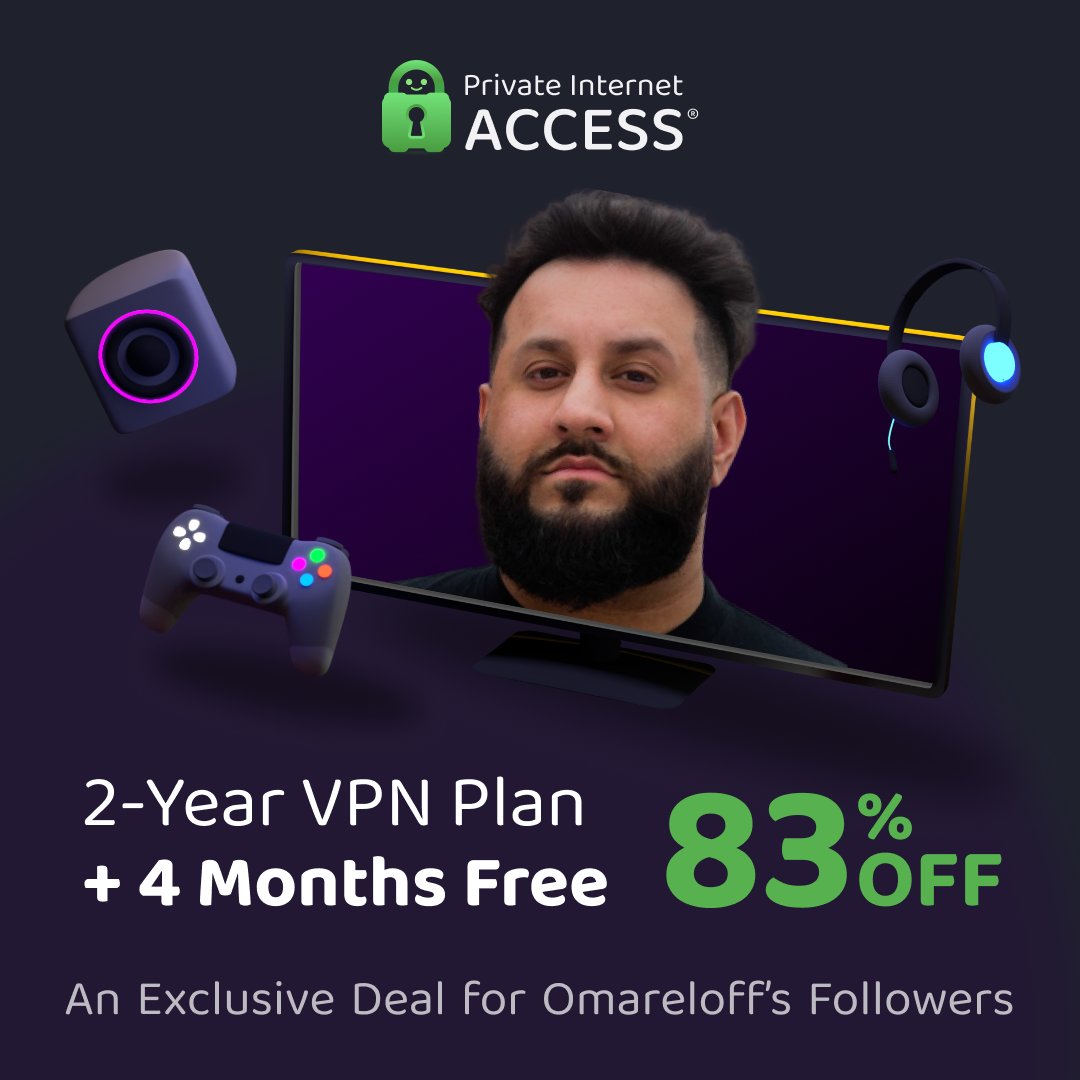 Excited to announce my newest partner, PIA!

Advanced secure VPN:
-Lower ping while gaming
-Encrypted location keeps you safe
-Watch regional shows
-Secure crypto transactions
(As seen on Forbes, PC Mag, NY Times, Wired)

All for $2/mo: piavpn.com/OMOB #ad