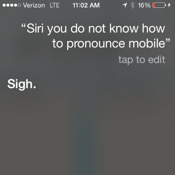 Dear Mr. <a href="/tim_cook/">Tim Cook</a>, CEO, <a href="/Apple/">Apple</a>: Could you please teach your iPhones how to pronounce YOUR and my hometown's name correctly? It's Mobeeel, not Mobil.