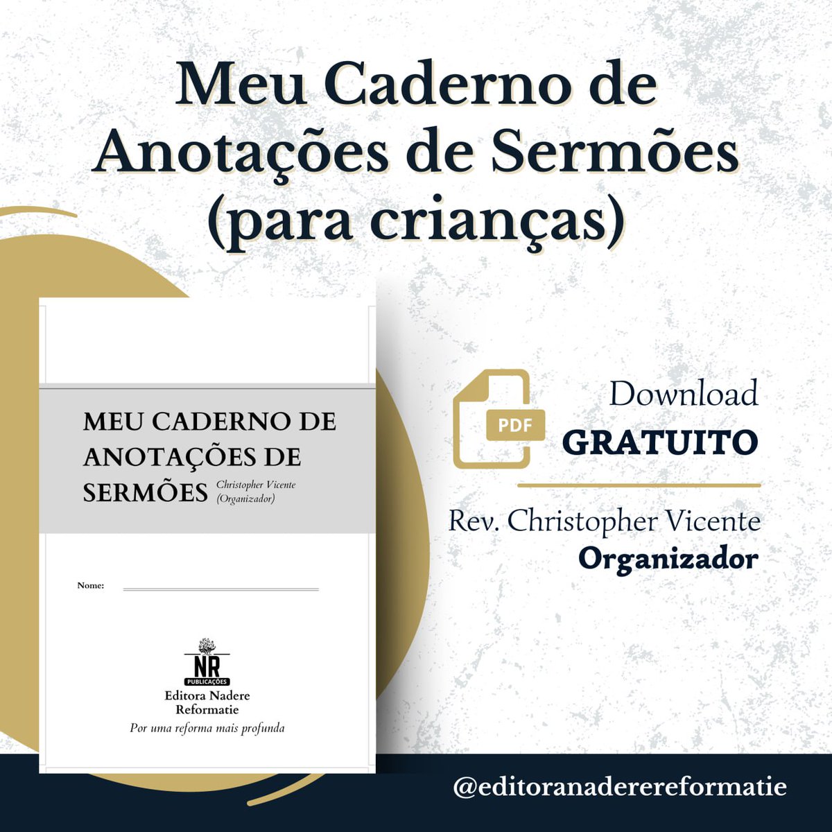 EditoraNadere's tweet photo. Baixe gratuitamente!

Porque cremos que o lugar dos filhos da aliança é no Culto Público.

https://t.co/2oh4slxFKL https://t.co/Ktlpxles1N