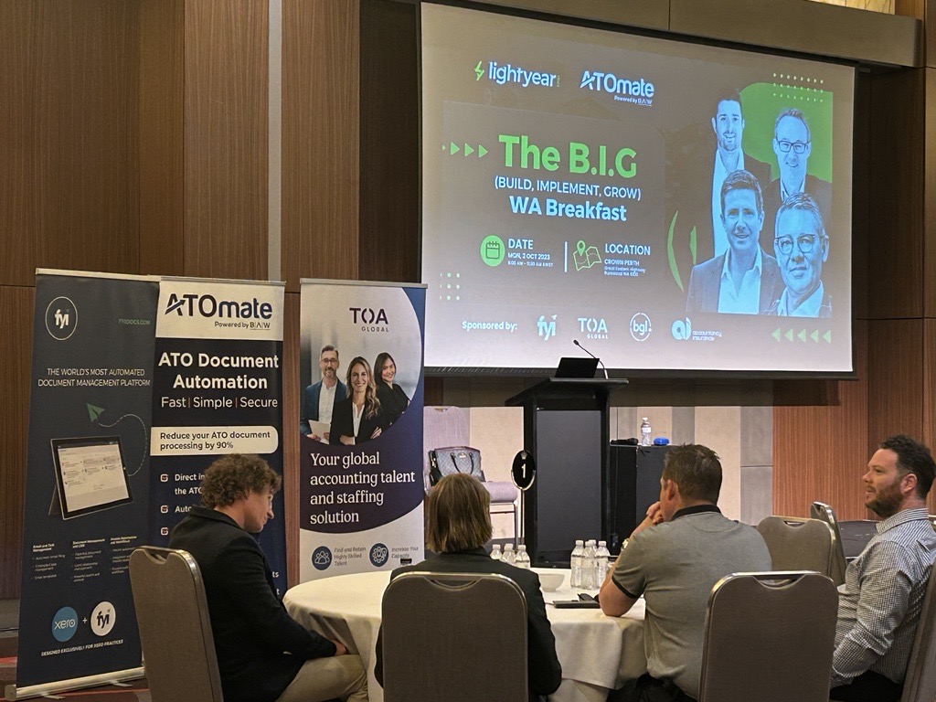TOAGlobal's tweet image. Let&apos;s start the week right with the B.I.G. (Build, Implement, Grow) WA Breakfast at Perth! 📍

If you&apos;re in the area, say &quot;hi,&quot; to our team, and we&apos;d be delighted to chat. 👋

#GrowthStrategies #AccountingPractice #TOAGlobal #BIGWABreakfast #Accountants