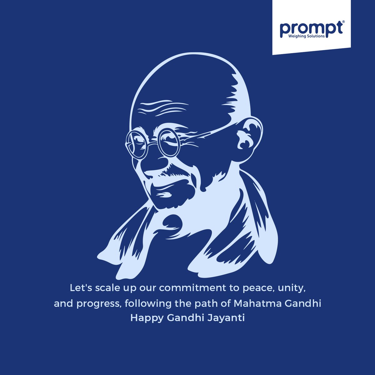 Prompt_Scale's tweet image. This Gandhi Jayanti, let&apos;s amplify our dedication to peace, unity, and progress, drawing inspiration from Mahatma Gandhi&apos;s timeless ideals. Wishing everyone a harmonious and joyous day of reflection and growth and a happy Gandhi Jayanti.

#GandhiJayanti #MahatmaGandhi #Gandhi