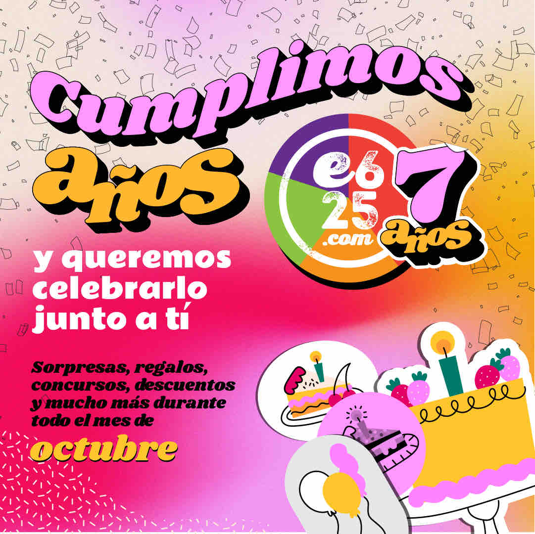 e625Peru's tweet photo. 🥳 ¡Damos gracias a Dios por estos 7 años como e625! 🎈♥️🙏🏽¡CELEBREMOS JUNTOS TODO EL MES DE OCTUBRE! 🎉
⚡️Mantente atento a todas las novedades por el aniversario 🎂🥳 https://t.co/3BmBLZQk5o