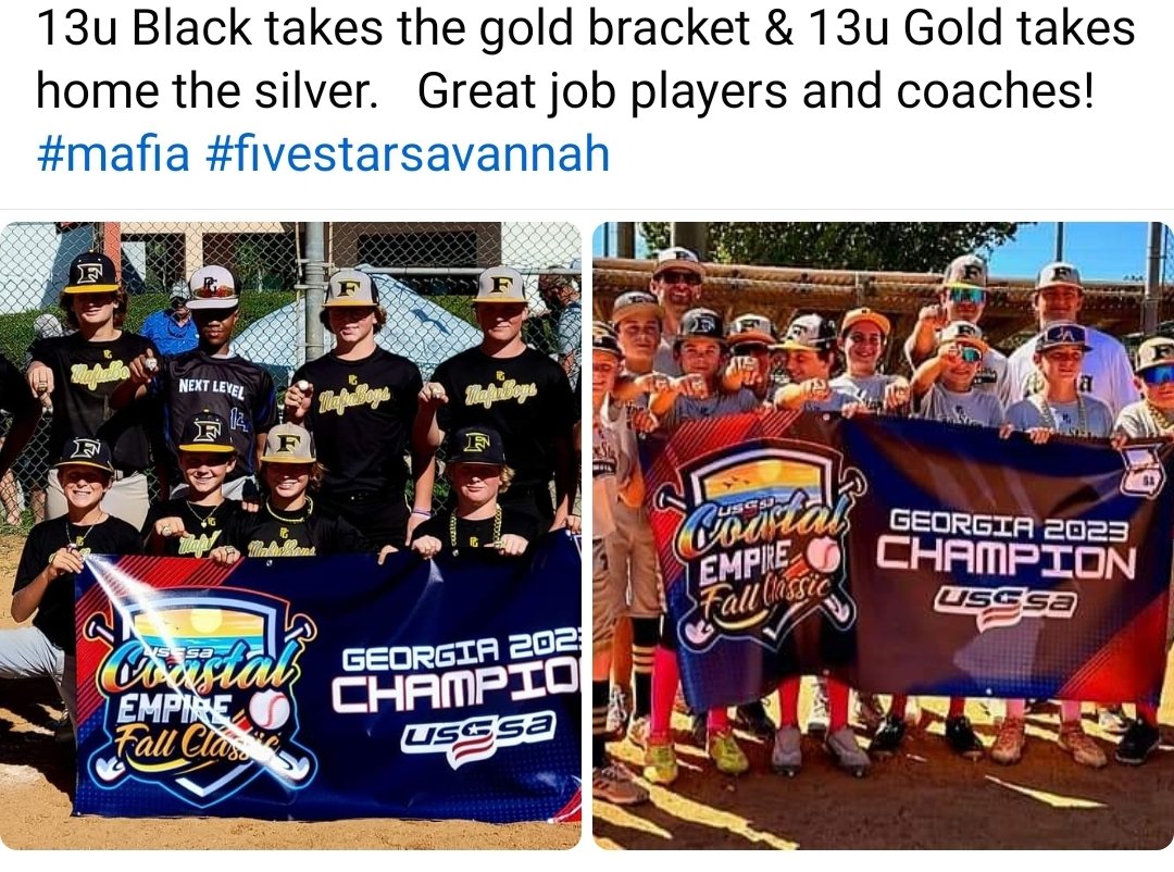 Five Star Baseball ( Savannah Area) (@5star_savannah) on Twitter photo 