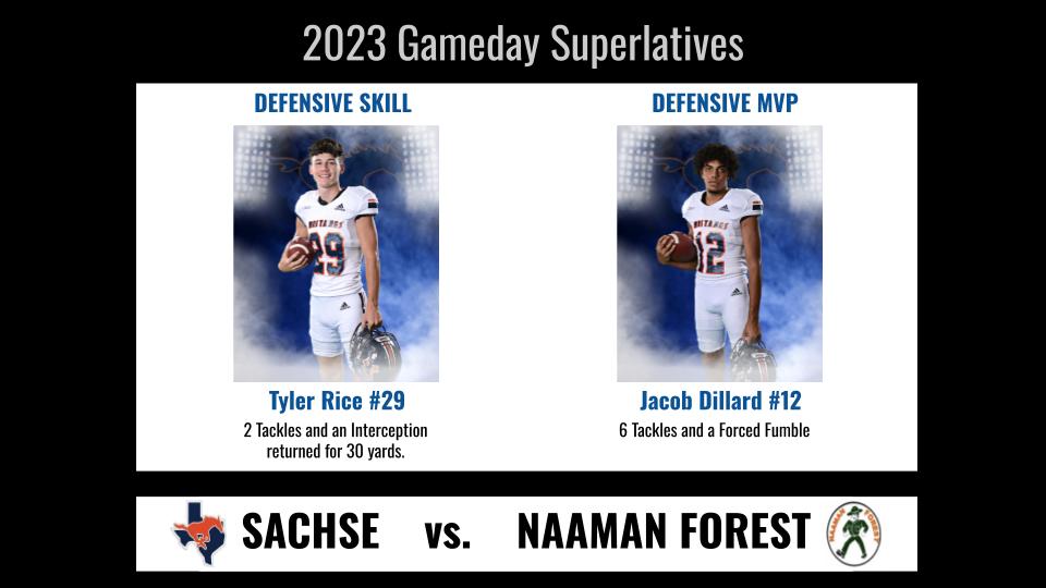 SachseStangs's tweet photo. SHS vs. Naaman Forest Players of the Week https://t.co/YurtKcR4By