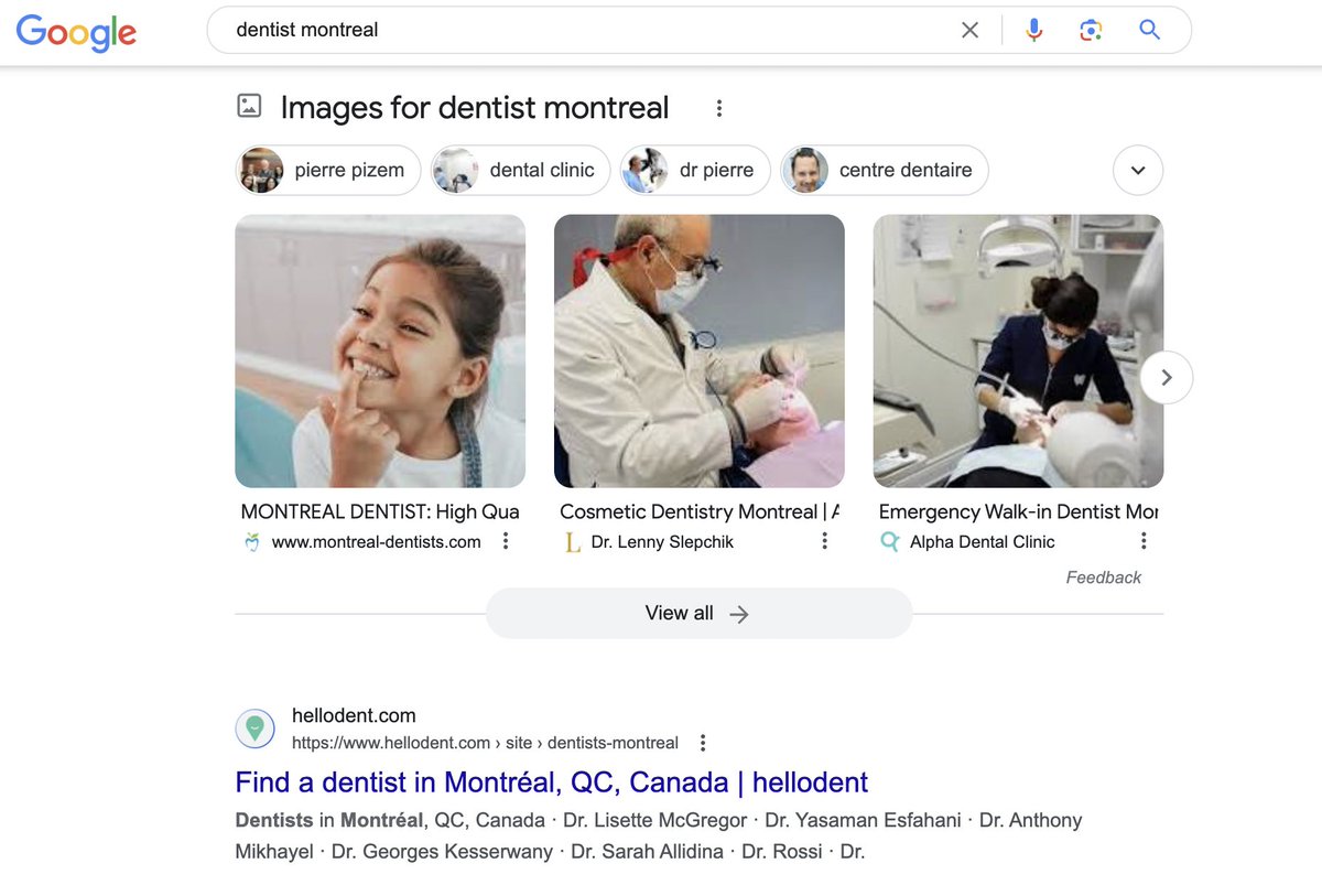 sergey_alakov's tweet image. Google tests displaying site name, favicon &amp;amp; page title in &quot;all&quot; search results. Titles are clickable and send users directly to the page instead of image search. 

This feels like an evolution of the recent update to image search covered by @rustybrick seroundtable.com/google-images-…