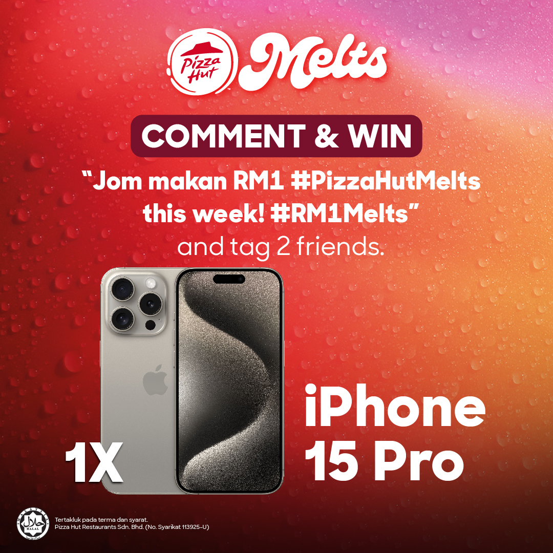 pizzahutmsia's tweet photo. We’re expanding the Cola party 🎉 Nikmati #PizzaHutMelts, kini dengan sos Cola! 😋

Untuk meraikan Melts Cola baharu, dapatkan Melts dari RM1* sahaja dari 2-15 Okt! Cepat serbu Pizza Hut while stocks last ❗❗ 

*With selected ala carte purchase from RM5
*Takeaway only

<cont.> https://t.co/NUF6Gs9K11