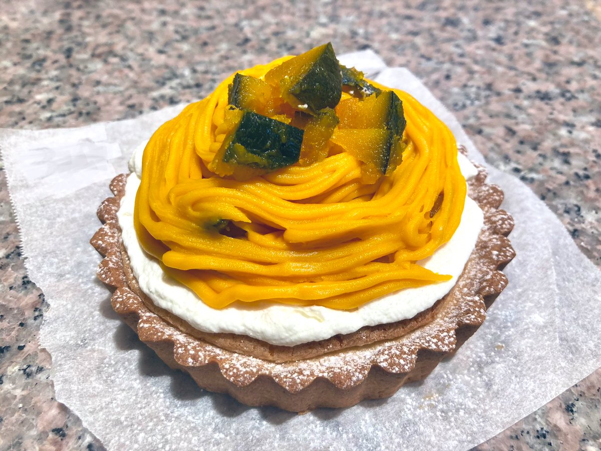 初かぼちゃタルト作り🎃