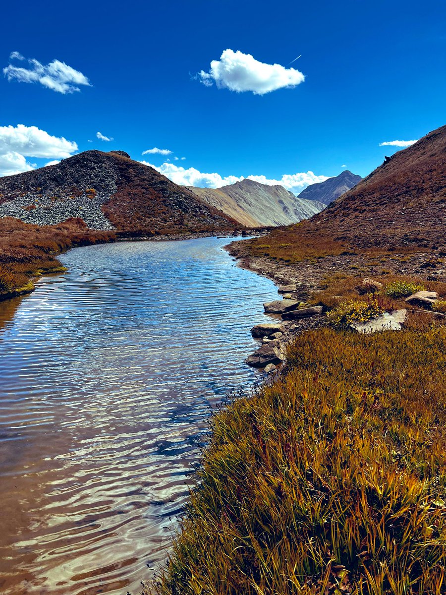 Happy New Water Year to all who celebrate! Trail running in the headwaters of the Gunnison River, CO. (Maroon Bell Wilderness).