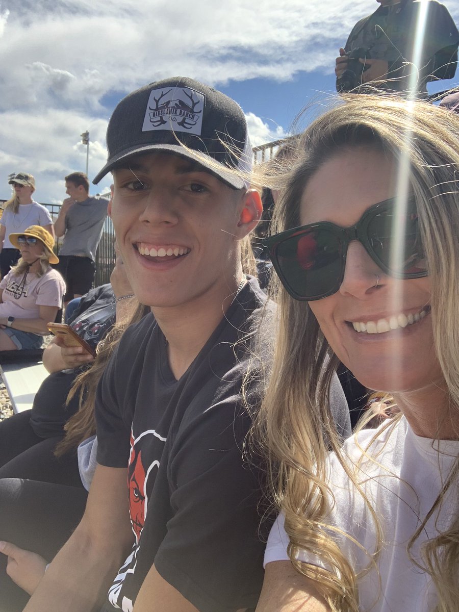 Joaquin7Sando's tweet photo. Thank you for the game day invite @Jas_Bains_12 @joemclain13 Impressive win over a strong a rival, loved the atmosphere! Homecoming did not disappoint!! #MountUp #thinaircrew #blackoutgame https://t.co/02Ny09vXQQ
