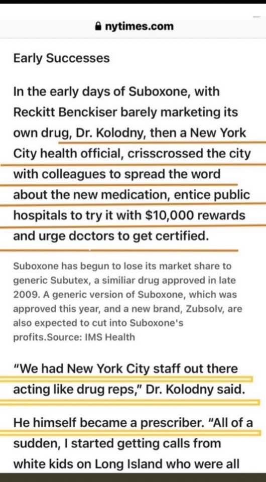 PROP talks about Pharma paying doctors to prescribe and then promotes this.