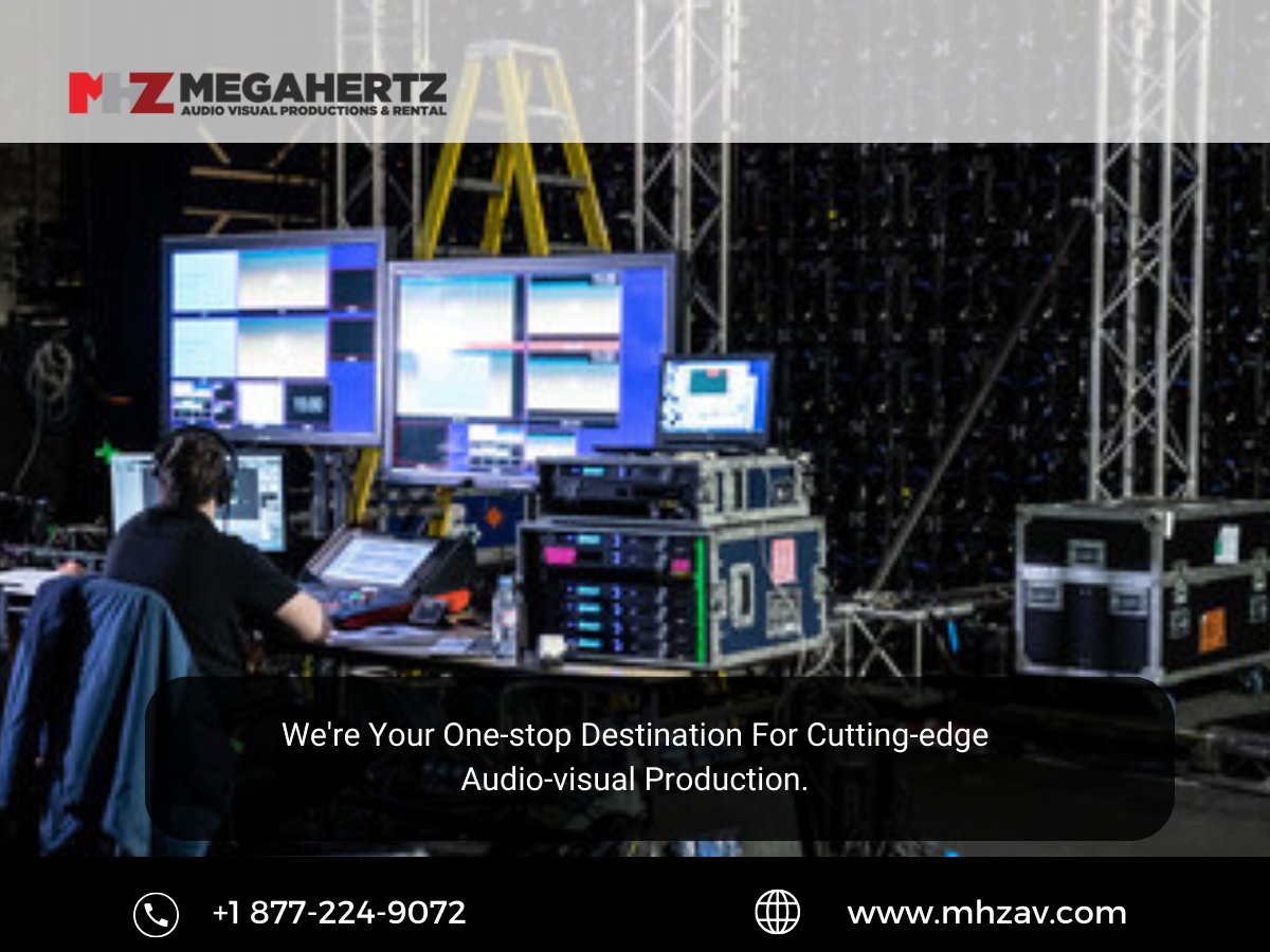 mhzent's tweet image. At Mhz, We&apos;re Your One-stop Destination For Cutting-edge Audio-visual Production. Whether you&apos;re telling a compelling story, hosting a virtual event, or showcasing your brand, our team of experts is here to bring your vision to life.

#AudioVisualProduction #VideoProduction
