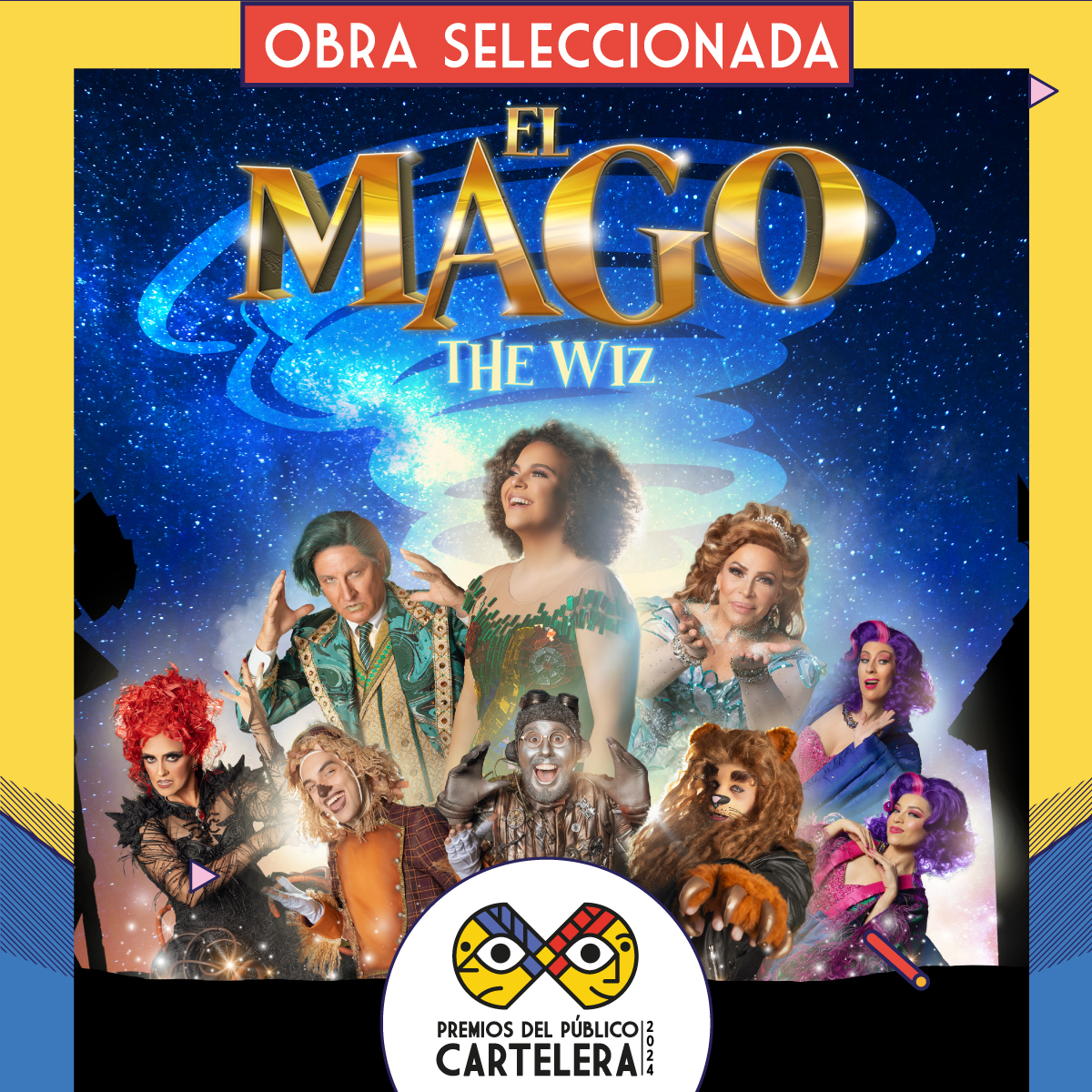 📣 🚨 <a href="/elmagothewiz/">elmagothewiz</a> es la 10ª Obra Seleccionada en los #PremiosDelPúblico Cartelera de Teatro 2024. 

Esta nueva súper producción cuenta la historia de “El Mago de Oz” desde un punto de vista único y quizá diferente! Esta puesta en escena es una súper producción con más de 22