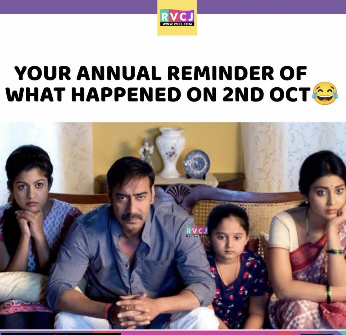 BeingAshu79's tweet photo. @ajaydevgn Aaj 2nd October hai….. SATSANG me chalna hai. GOA 😂😂😂 https://t.co/EJhzLQDVtd