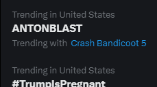 Summitsphere's tweet image. ANTONBLAST IS TRENDING 🥹💥